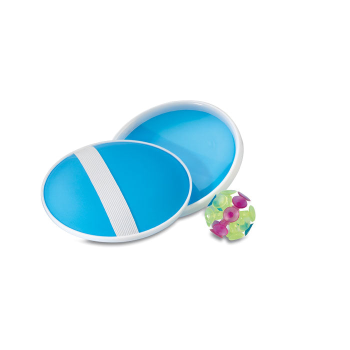 Balspelletje met zuignapbal en 2 houders, blauw