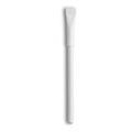 Balpen met dop van gerecycled papier, wit