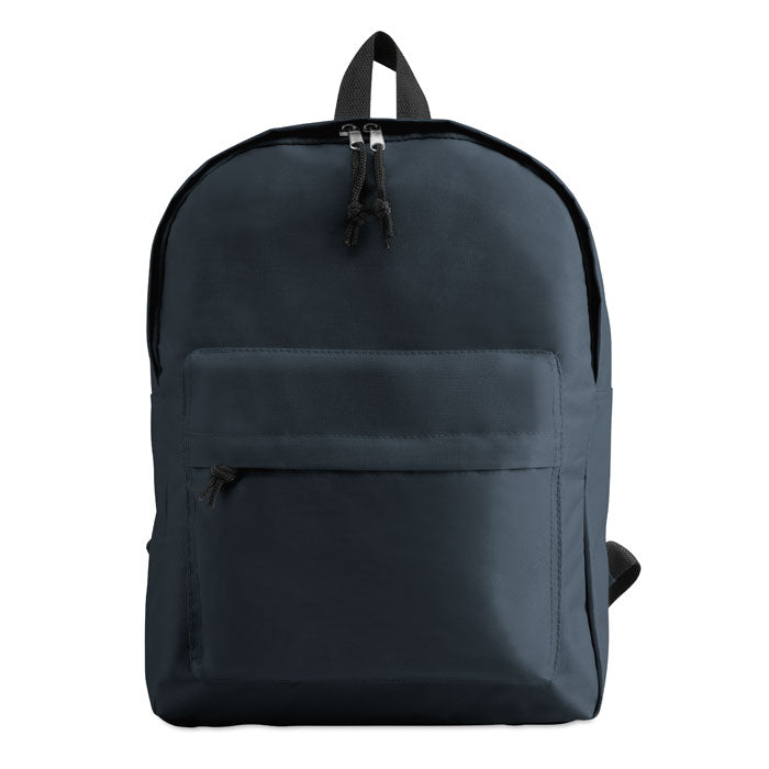 Rugzak met voorvak, 600D polyester, blauw