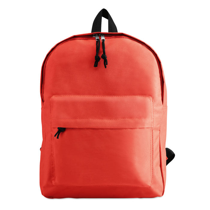 Rugzak met voorvak, 600D polyester, rood