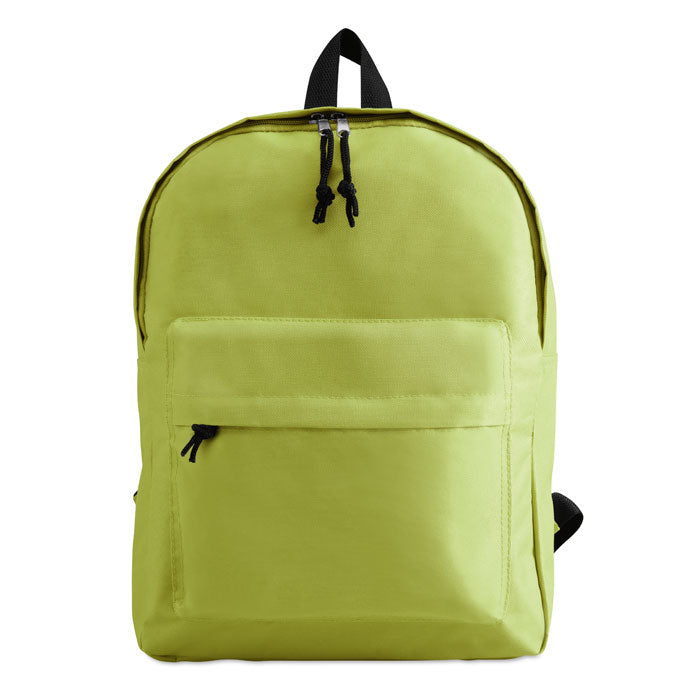 Rugzak met voorvak, 600D polyester, limoen