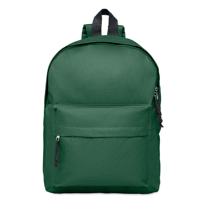 Rugzak met voorvak, 600D polyester, donker marinegroen