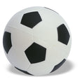 Anti-stressbal in voetbalvorm, wit/zwart