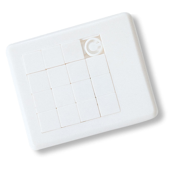 Schuifpuzzel van kunststof, wit
