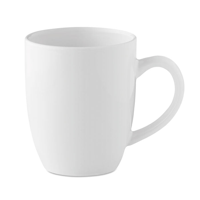 Keramische mok 300 ml, hoog model, wit