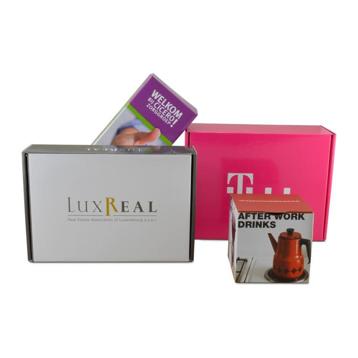 Luxe geschenkdoos van golfkarton