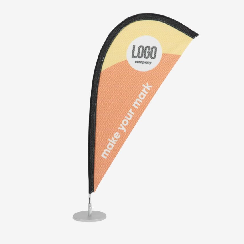 Mini-beachflag voor op tafel