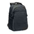 Laptoprugzak 15 inch van gerecycled polyester, zwart