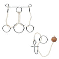 Set van twee breinbrekers, zilver