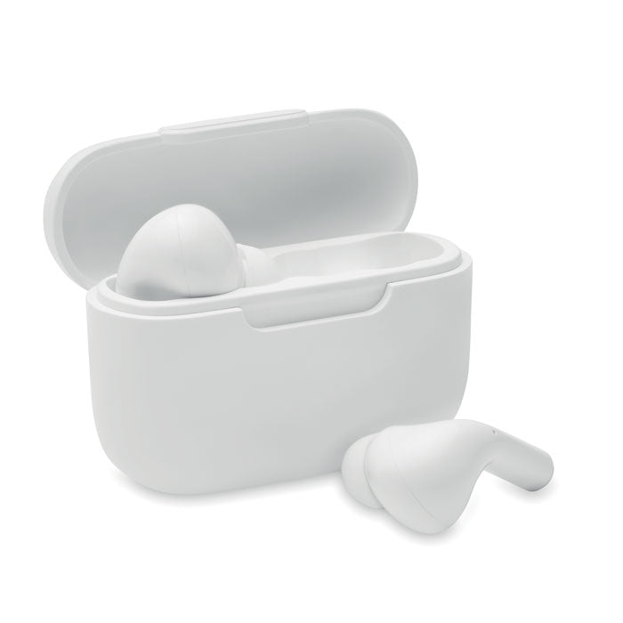 Draadloze oordopjes met laadstation, wit