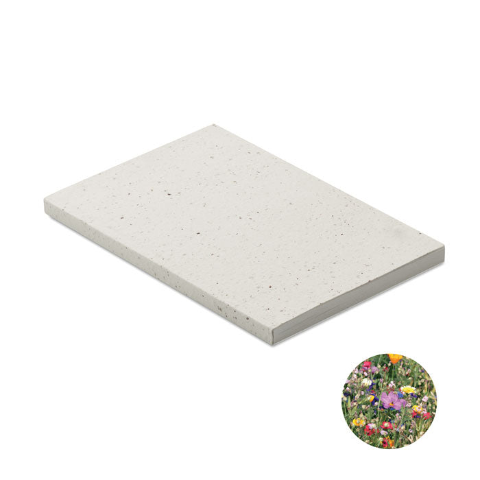 Notitieboek A5 met gerecyclede pagina's, wit