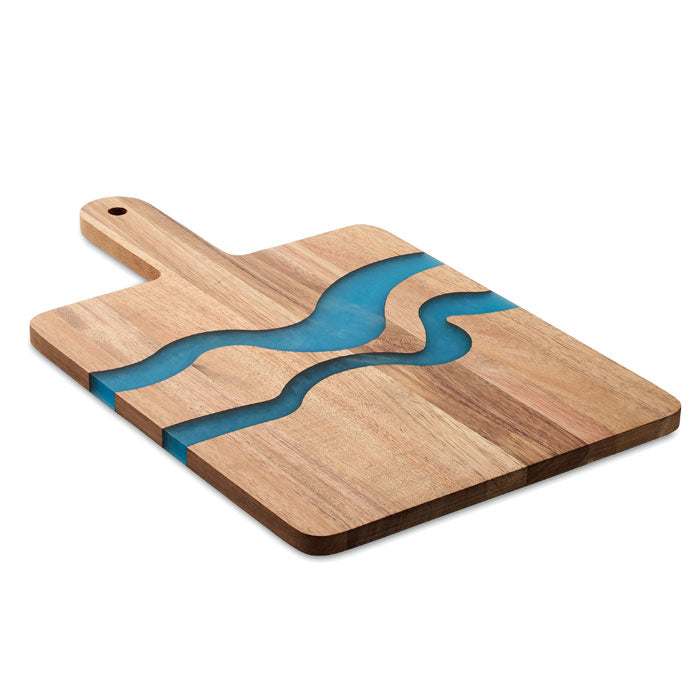 Serveerplank van acaciahout met handvat, hout