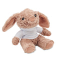 Pluchen konijn met capuchontrui, wit
