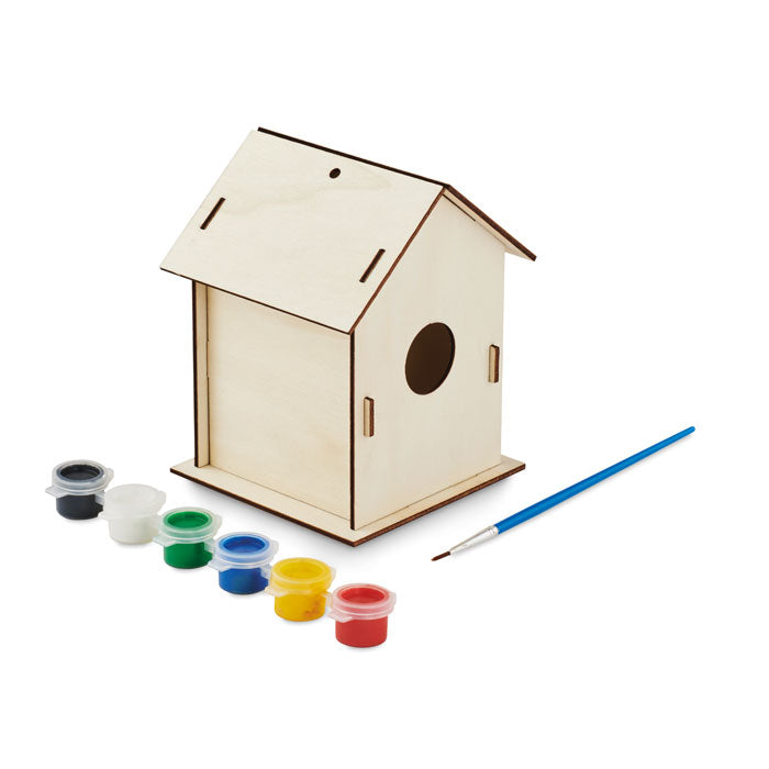 Bouwpakket vogelhuisje van hout, hout
