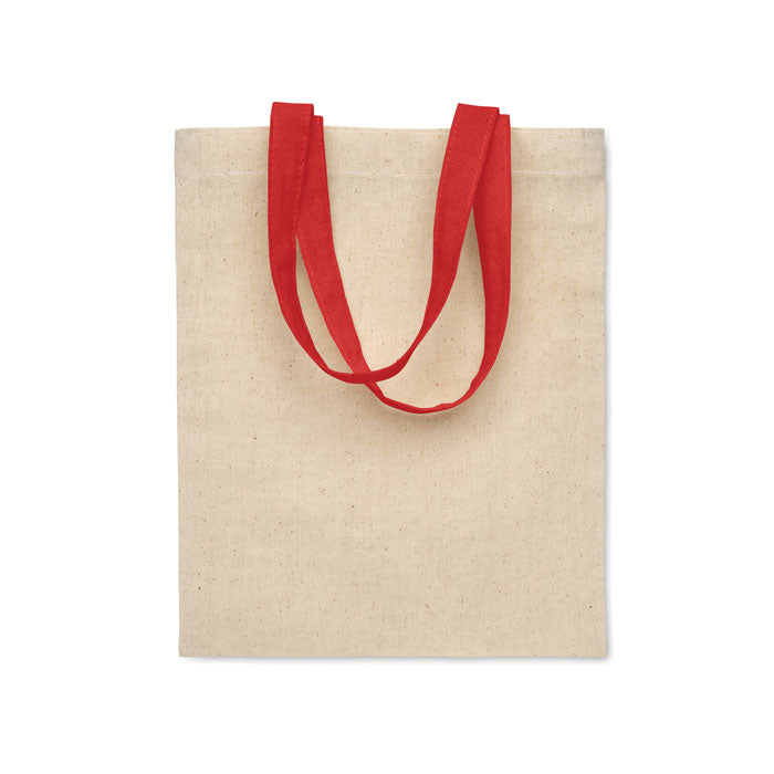 Kleine goodiebag van katoen, rood