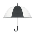 Paraplu 23 inch met rechte handgreep, zwart
