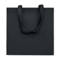 Boodschappentas zonder zijvouw, gerecycled polyester, zwart