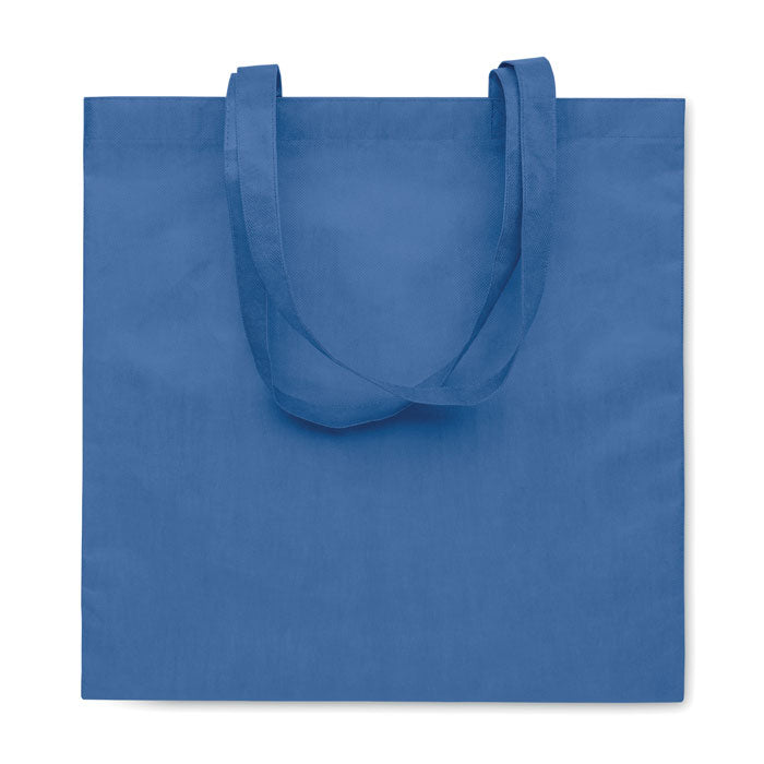 Boodschappentas zonder zijvouw, gerecycled polyester, royal blauw