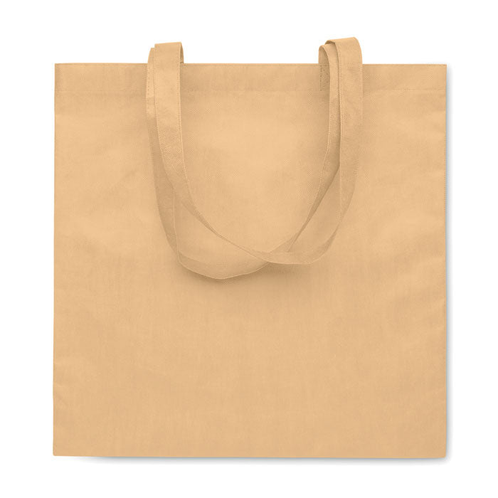 Boodschappentas zonder zijvouw, gerecycled polyester, ivoor