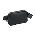 Heuptas van gerecycled polyester, zwart