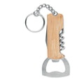 3-in-1 barsetje met flesopener en kurkentrekker, hout