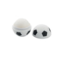 Lipbalsem in voetbalvorm, SPF10, wit/zwart