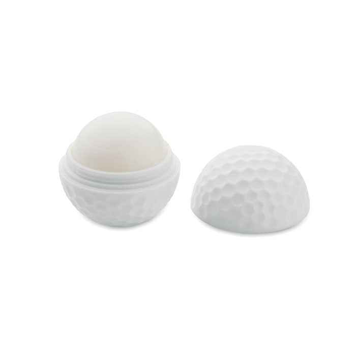Lipbalsem in golfbalvorm, SPF10, wit