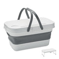 Opvouwbare picknickmand, 16 liter, wit