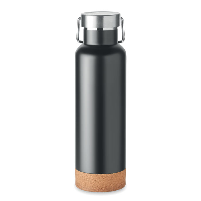 Thermosfles 500 ml met handvatdeksel, zwart