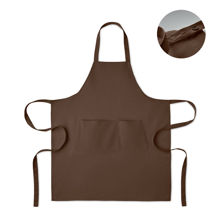 Verstelbaar schort, chocolade