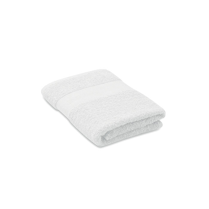 Badstof handdoek, organisch katoen, wit