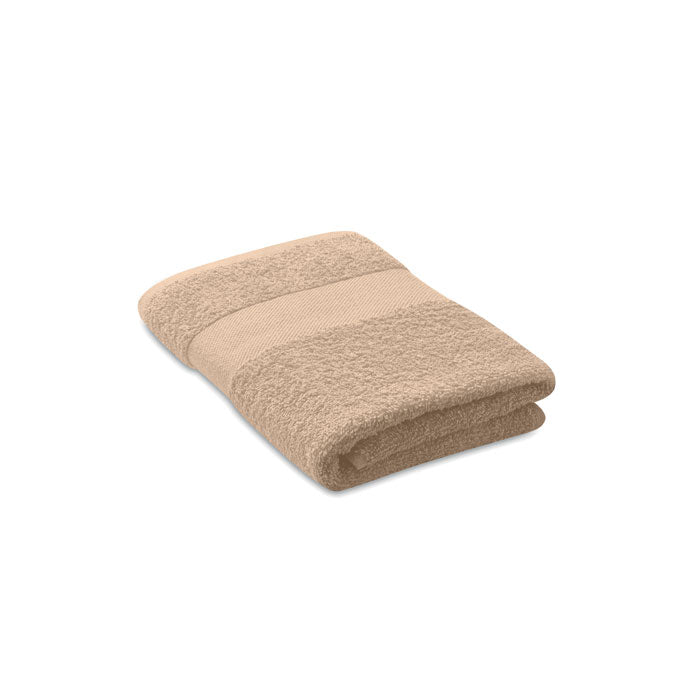 Badstof handdoek, organisch katoen, ivoor