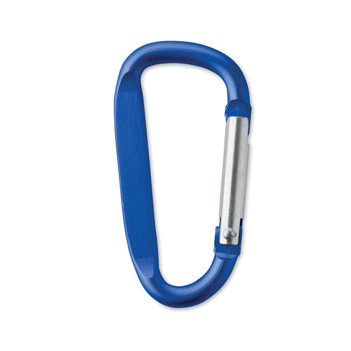 Karabijnhaak van aluminium, blauw