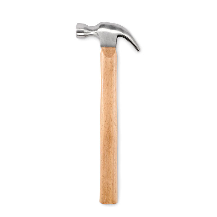 Klauwhamer met houten steel, hout