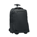 Laptoprugzak op wielen, 15 inch, zwart