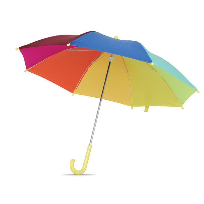 Kinderparaplu 18 inch met regenboogpatroon, multicolour