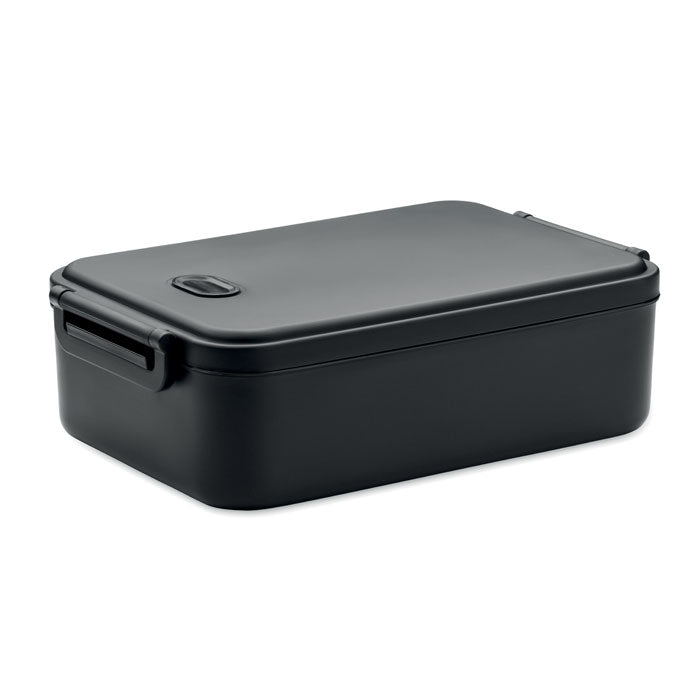 Grote lunchbox 2200 ml, luchtdicht, zwart