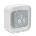 LED-wekker met instelbaar sfeerlicht, wit
