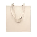 Boodschappentas van gerecycled katoen, beige
