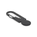 Winkelwagenmuntje met multitool sleutelhanger, zwart
