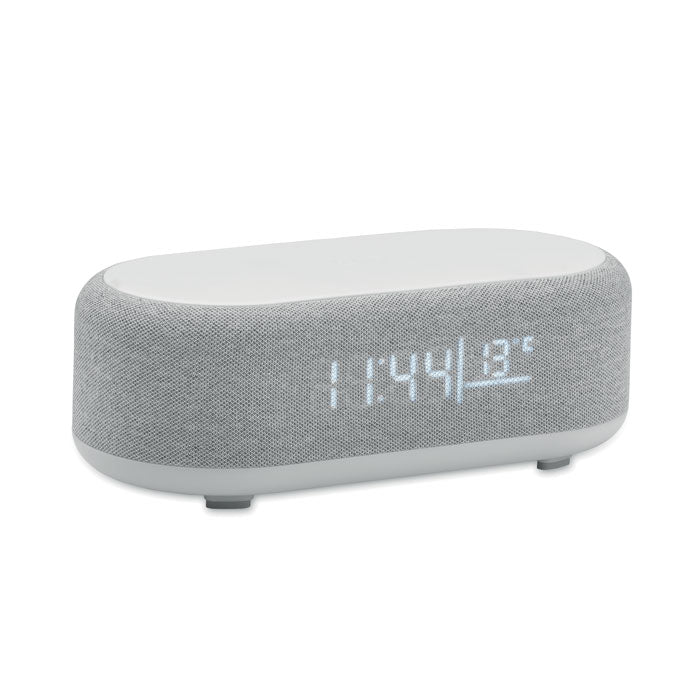 4-in-1 speaker met weerstation en wekker, wit