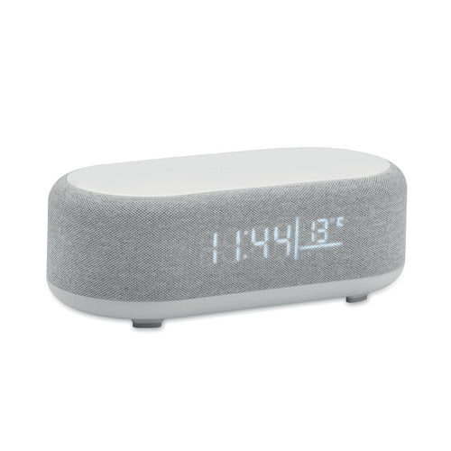 4-in-1 speaker met weerstation en wekker, wit