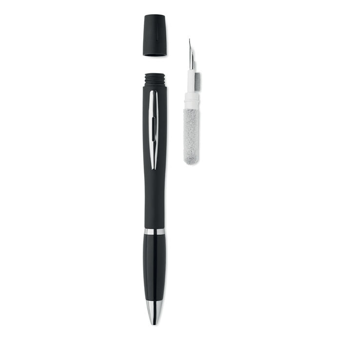 Pen met reinigingsset voor oordopjes, zwart