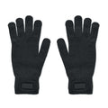 Gebreide handschoenen, zwart