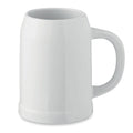 Keramische bierpul 500 ml, wit