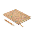 A5-notitieboek met kurken kaft, beige
