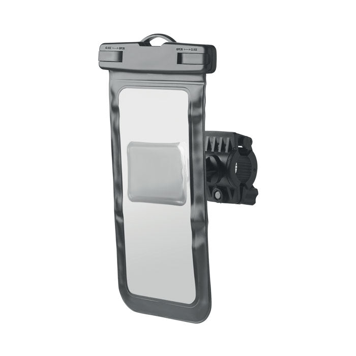 Waterdichte fietshouder voor smartphone, zwart