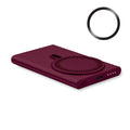 Magnetische draadloze oplader met powerbank 5000 mAh, bordeaux