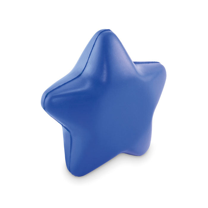 Anti-stressbal in stervorm, blauw