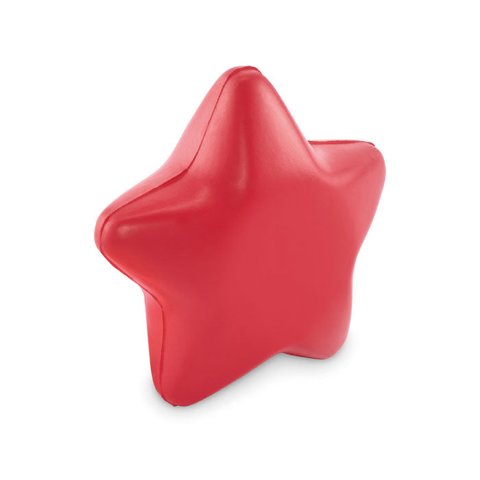 Anti-stressbal in stervorm, rood